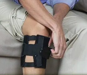 Терапевтический Beactive Brace точка Pad ноги черный прессsure Brace Acupressure Sciatic Nerve