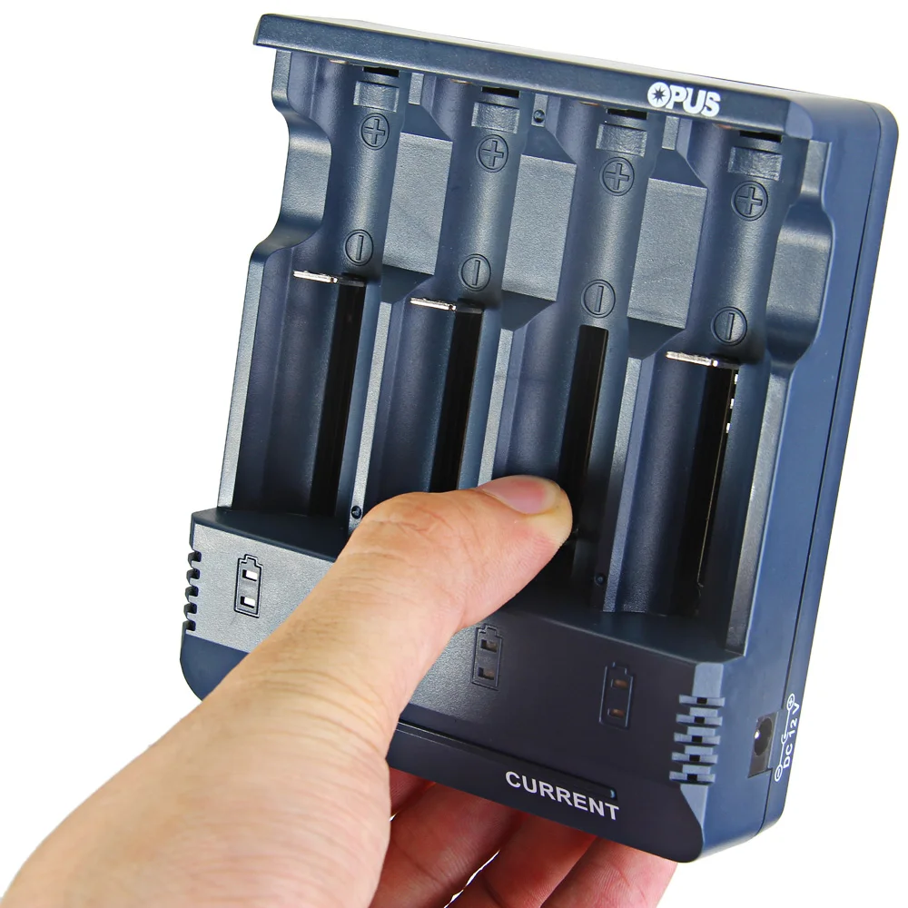 Opus BT C1000 зарядное устройство цифровой 4 слота Li Ion NiCd NiMh Зарядное для AA AAA 18650 17670 18490
