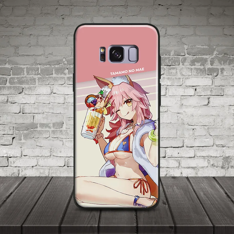 Tamamo без Mae судьба Grand для закаленное Стекло Мягкий силиконовый чехол телефона samsung