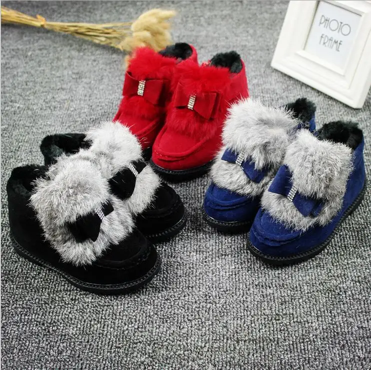 Sexemara/Зимние плюшевые Девичьи Зимние Сапоги Теплая обувь кожаные туфли на плоской