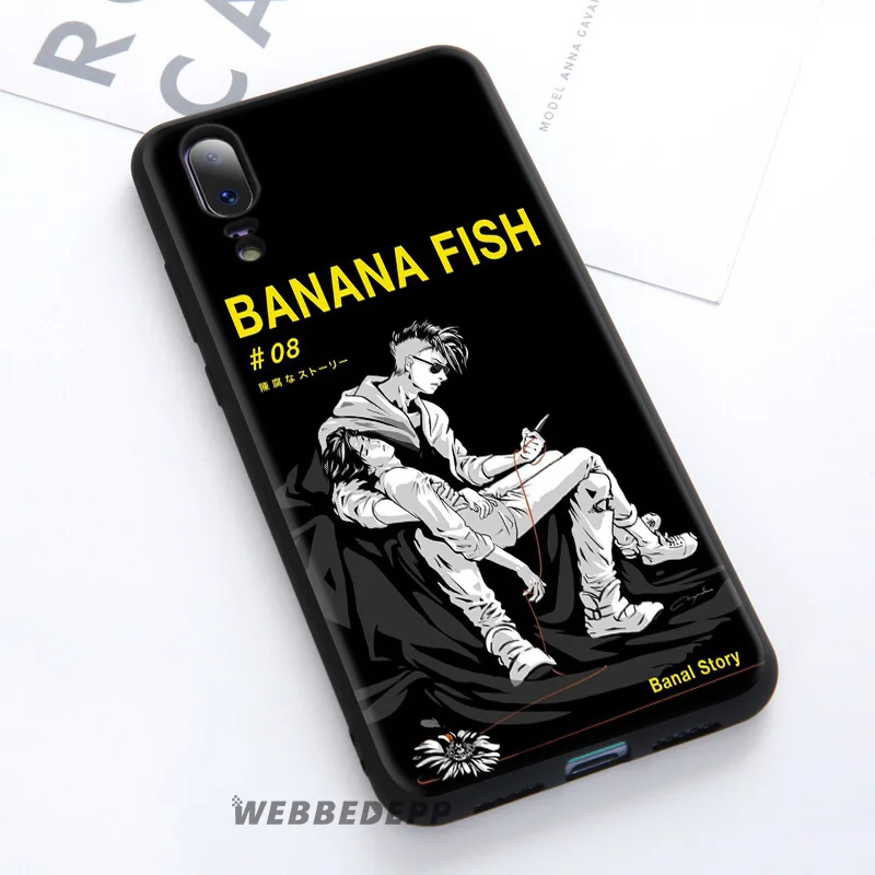 WEBBEDEPP Банановая рыба аниме мягкий чехол для Huawei P30 P20 Pro P10 P9 Lite 2017 P Smart 2019 & Nova 3 3i Y9 |