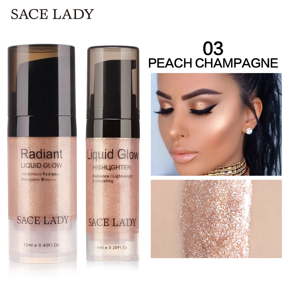 Sace Lady крем с мерцающим эффектом осветитель для макияжа хайлайтер Крем осветления