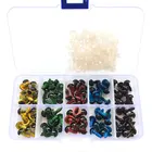 Оптовая продажа 100 шт.50 пар 5 цветов-микс 8 мм Пластиковые безопасные глаза коробка для Мишки Тедди мягкая игрушка оснастка животное кукла ремесло DIY