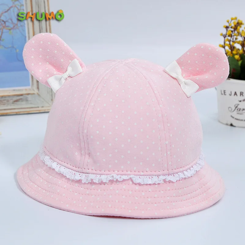 50cm 2-3yrs Новые модные милые летние розовые и синие Шапки с заячьими ушками, шапки для рыбалки на открытом воздухе, кепки от солнца для женщин и девочек - Цвет: 50cm 2-3yrs