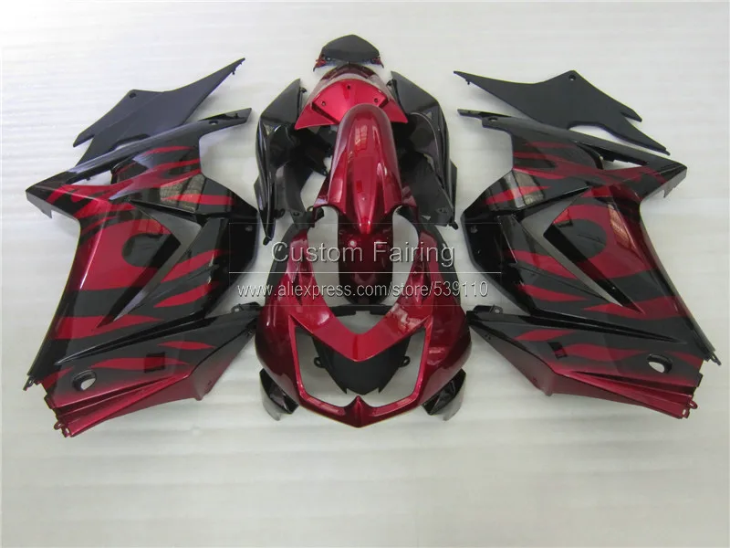 Комплект обтекателей из ABS пластика под давлением для Kawasaki ninja 250r 2008 2014 EX250 08 09 10 11 12