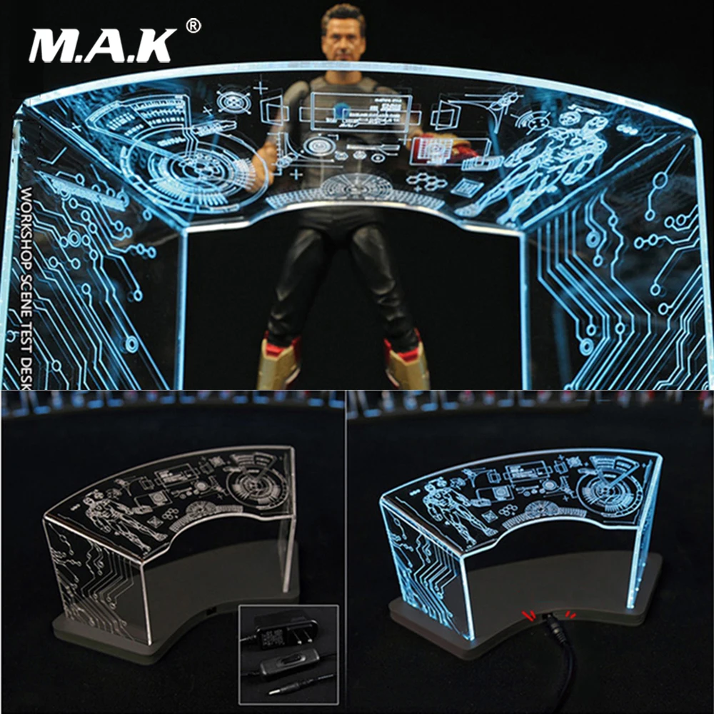 6 ''стол 1/12 Comicave SHF Железный человек тестовый стол мастерская сцена тестовый стол Модель стола для фигурка железного человека аксессуар