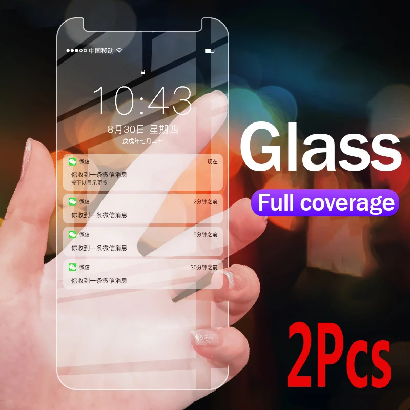 Закаленное стекло для Xiaomi Redmi Note 6 Pro 2 упаковки защита экрана 9H 2.5D Защитное