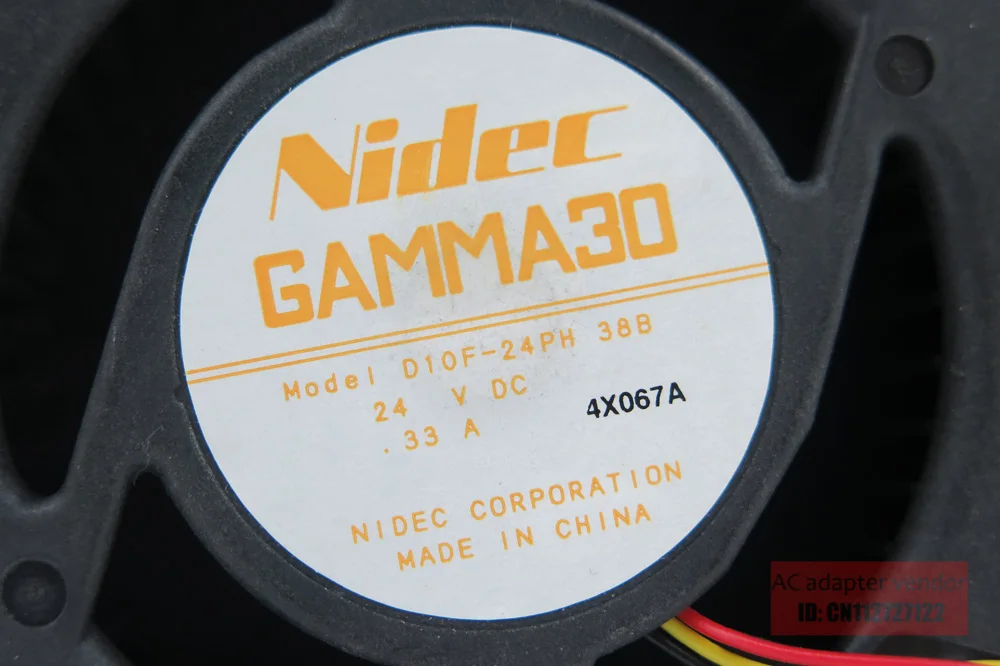 NIDEC GAMMA30 9733 24V 0.33A D10F-24PH 38B 3