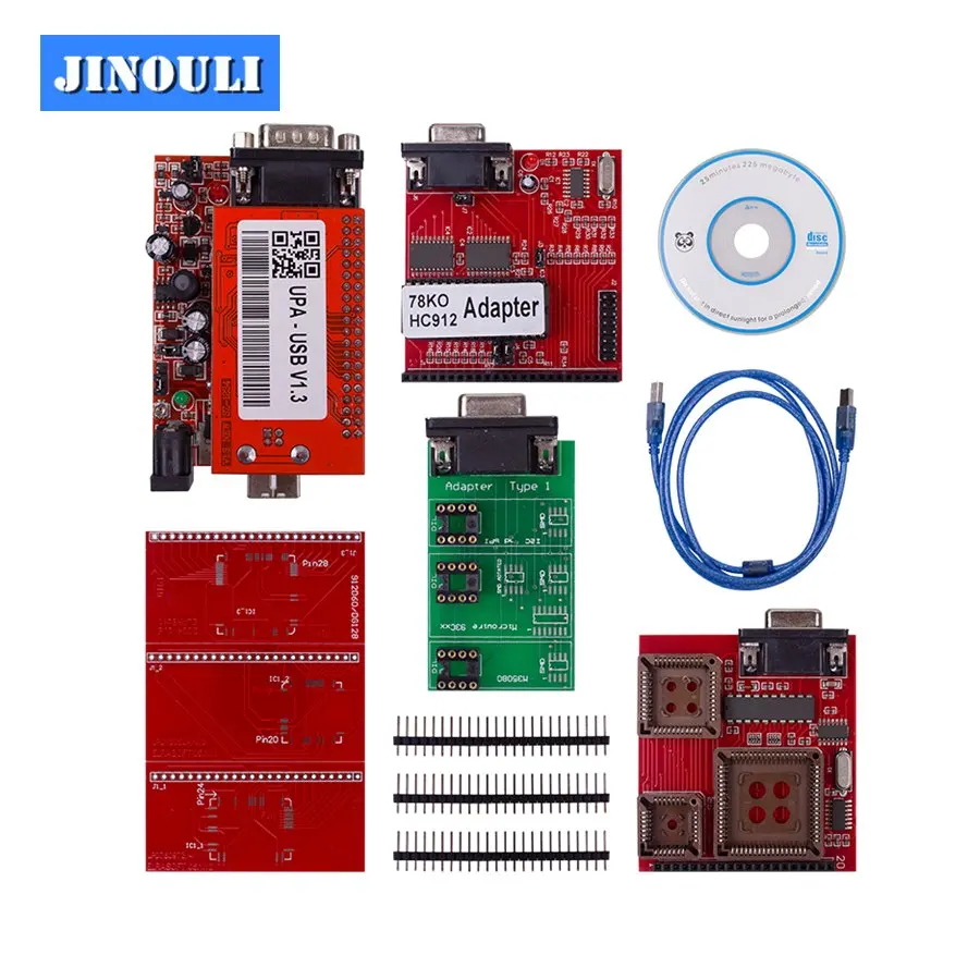 2018 New UPA USB Programmer V1.3 Full Adapters Chip Tuning Tools ECU Serial |