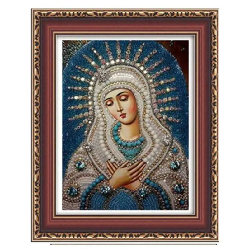 DIY 5D Diamond Embroidery Religion diamond Mosaic Painting Pattern Crystal Glass Home Decor | Дом и сад