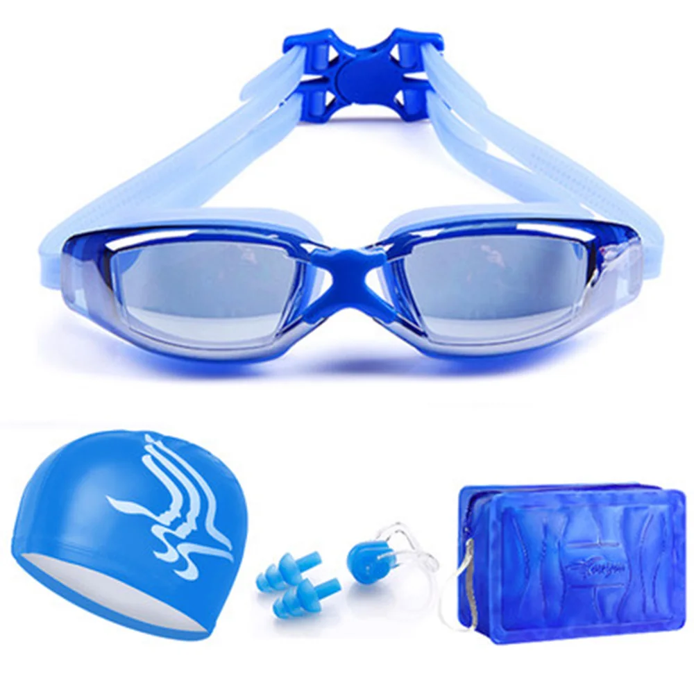 YOUYOU очки для плавания с защитой от тумана и УФ профессиональные гальваническим