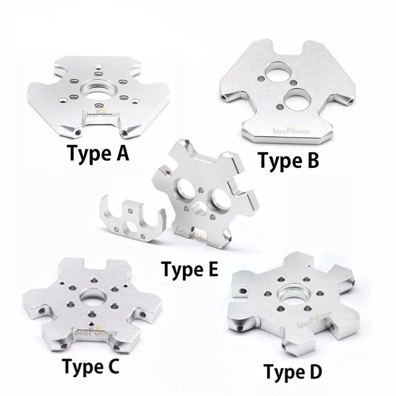 Funssor M3 / M4 Delta Kossel aluminum alloy fisheye effector dual Hammock Aluminum End Mount for 3D printer | Компьютеры и офис
