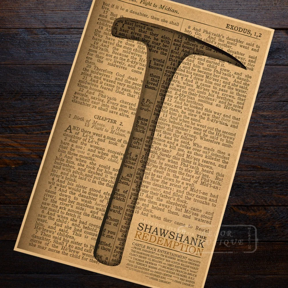 Постер из фильма Shawshank Redemption в винтажном ретро стиле декоративные DIY настенные