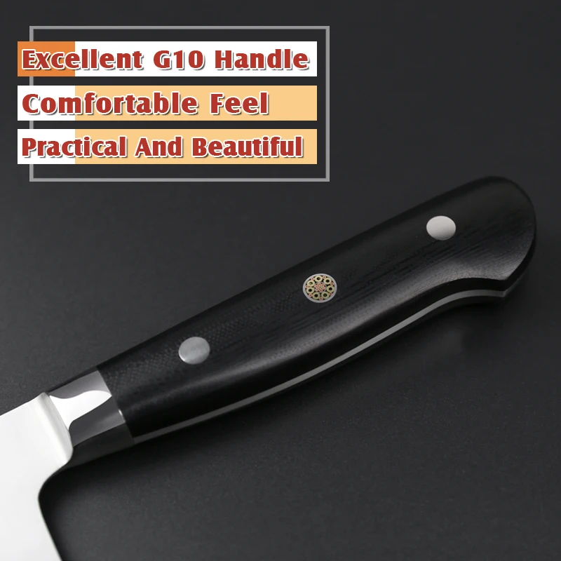 XINZUO 3 шт. Кухня Ножи Набор Утилита Santoku шеф повар ножи слоя 440C одетый Сталь