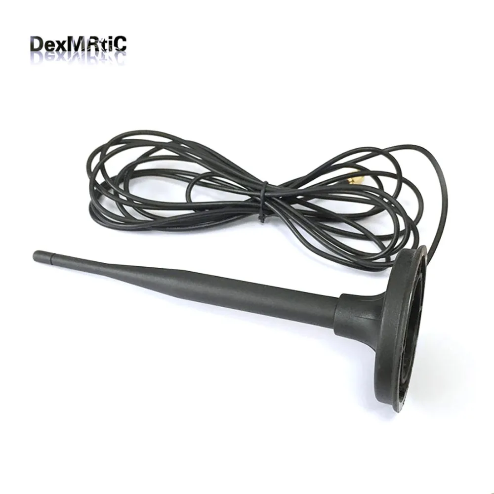 DexMRtiC 2,4 Ghz 6dbi wifi антенна магнитная bse с удлинителем 1,2 метров RP SMA штекер разъем Wi-Fi антенна