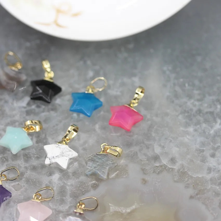 15 камней на выбор очаровательные звезды натуральные драгоценные камни кристалл