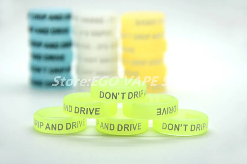 Фосфоресцирующие Противоскользящие силиконовые кольца для электронных