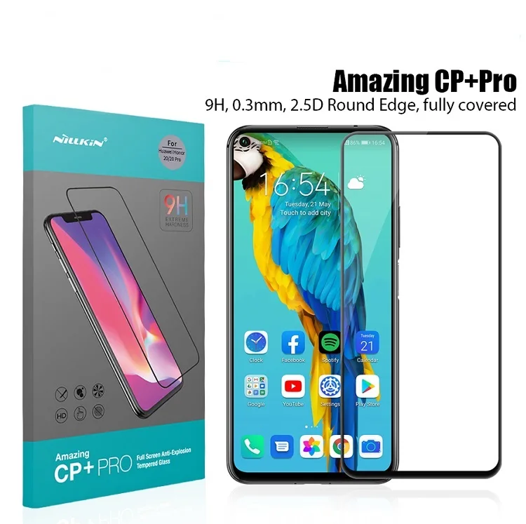 Для huawei honor 20 Стекло Экран протектор NILLKIN Amazing H/H+ PRO с уровнем твердости 9H из закаленного Стекло Защитная пленка для huawei honor 20 pro 6,26