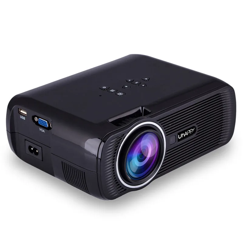 HIPERDEAL U80 EU 1000 люмен 1080P Мультимедийный Мини Портативный HD светодиодный проектор Микро домашний кинотеатр проектор мини-проектор Apr19