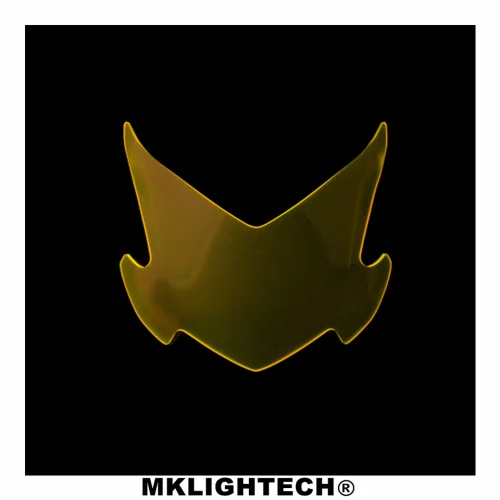 Mklighttech для SUZUKI GSX S750 GSX-S750- мотоциклетные акриловые фары защита экрана фары крышка объектива - Цвет: Цвет: желтый