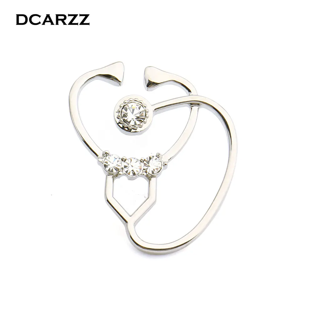 3 цвета заколка в виде стетоскопа медицинский ювелирное изделие на подарок для