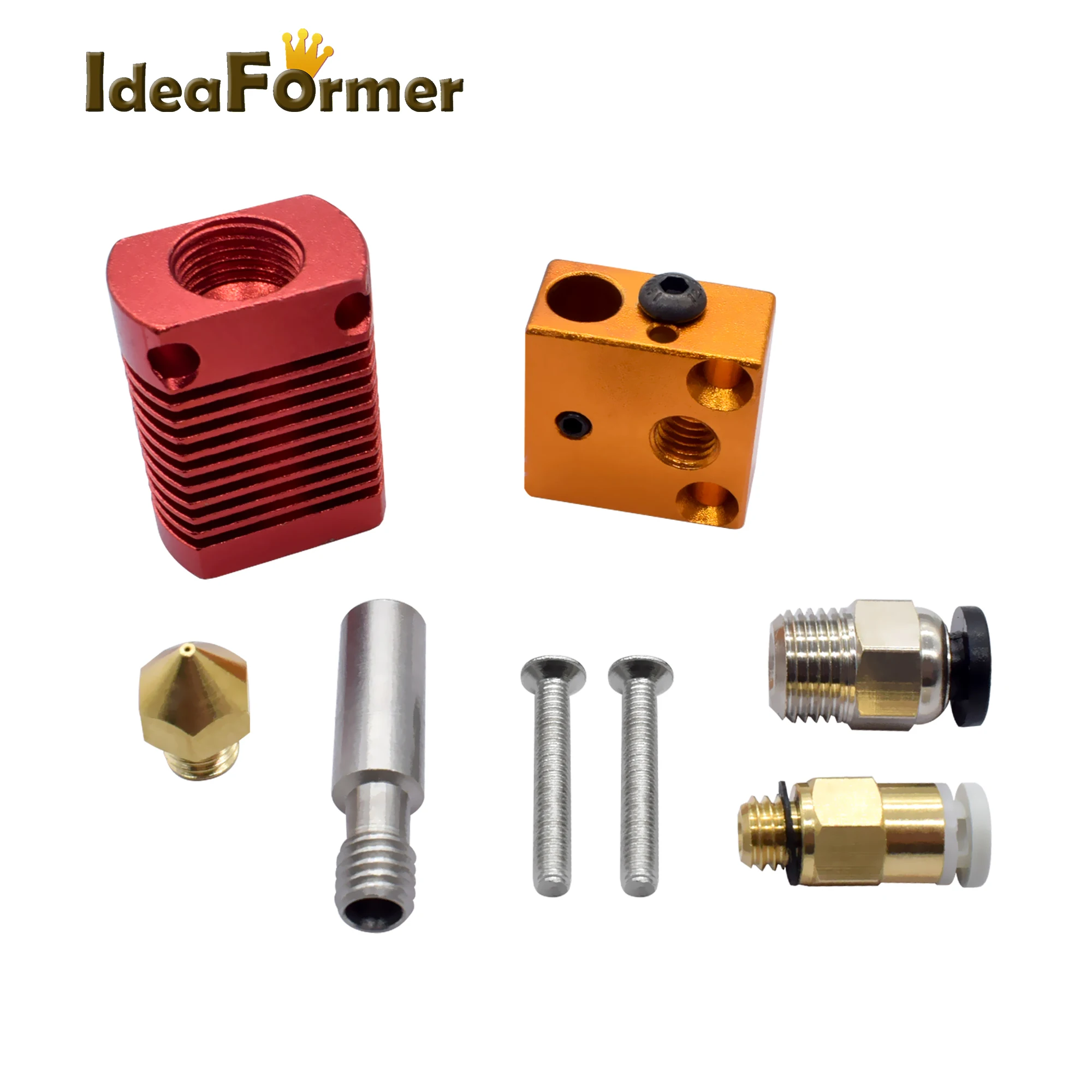 1 комплект CR10 экструдер Hotend J-head Kit с 0 4/1 75 мм сопло + силиконовая крышка м PTFE трубка
