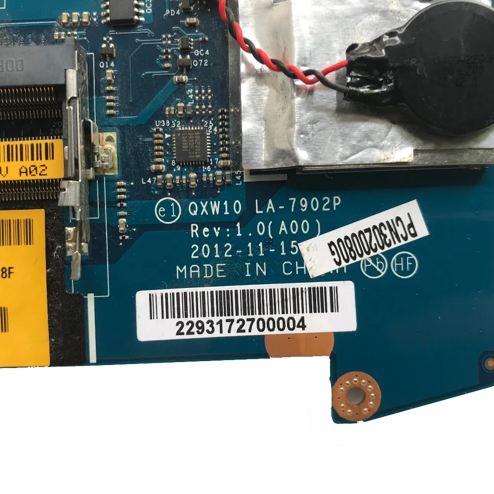 SZWXZY отлично подходит для материнской платы ноутбука Dell E5530 CN 0VR7Y5 VR7Y5 LA 7902P 100%
