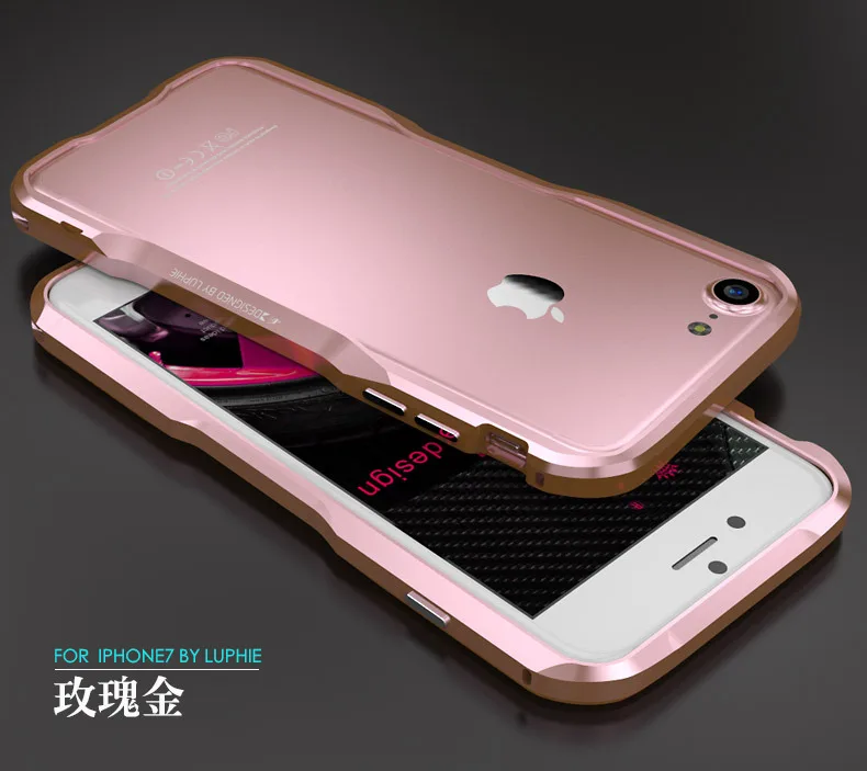 Для iPhone 8 чехол iPhone8 Plus чехол LUPHIE CNC резка Роскошный металлический каркас чехол бампер чехол для Apple iPhone 7 6S 6 Plus