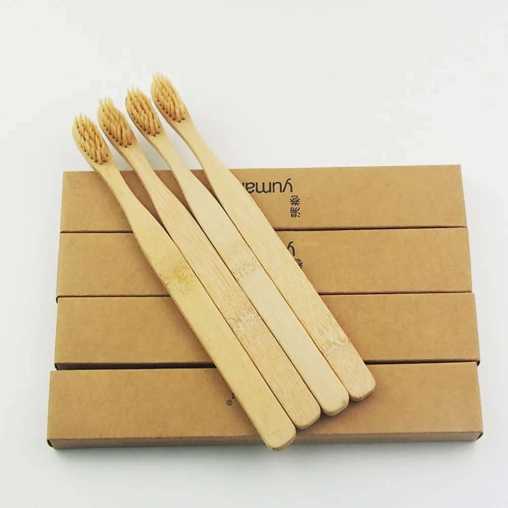 24 шт./упаковка деревянные бамбуковые зубные щётки | Красота и здоровье