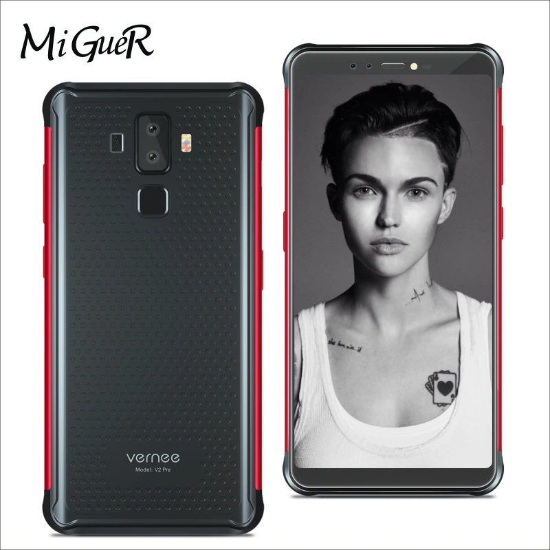 Vernee V2 Pro 5 99 &quotFace ID мобильного телефона Android 8 1 MT6763 Восьмиядерный 6 ГБ и 64 Гб 21MP IP68