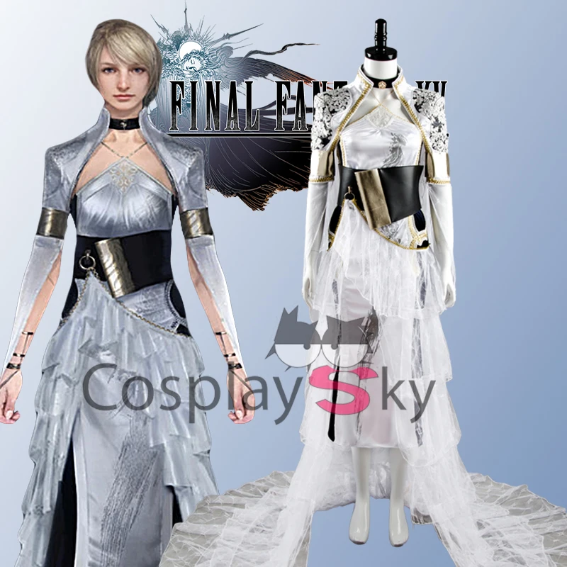 Final Fantasy XV Lunafreya Nox Fleuret платье косплей костюмы FF15 женские вечерние платья Хэллоуин