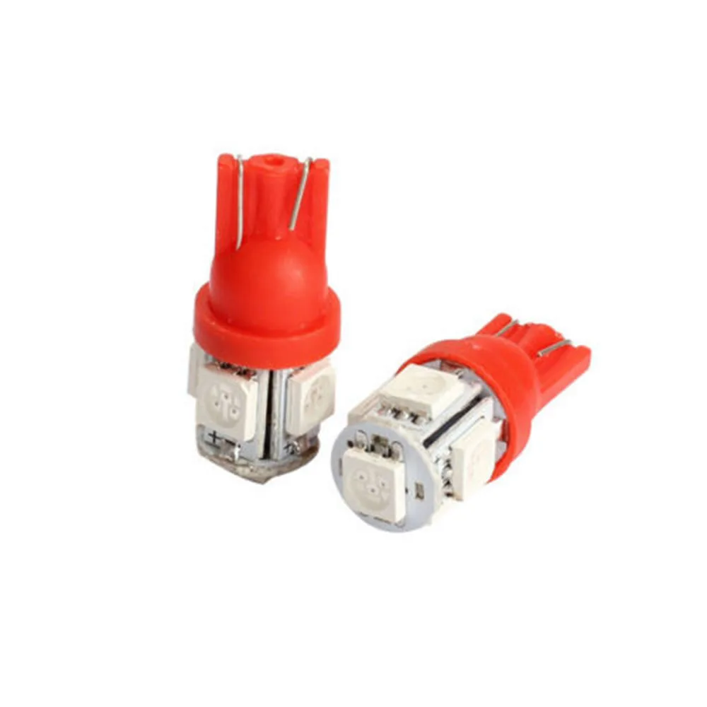 YSY 20 шт. T10 5050 5SMD светодиодный t10 194 168 W5W автомобильный боковой клиновидный задний