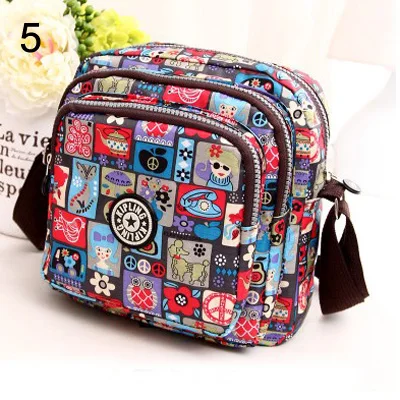 5 AliExpress горячая Распродажа, модные женские сумки-мессенджеры, водонепроницаемые нейлоновые сумки через плечо для женщин, многослойные маленькие сумки на молнии Z291 - Цвет: 5