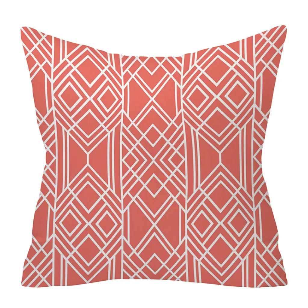 2019 модная розовая квадратная наволочка с принтом подушка из полиэфирного