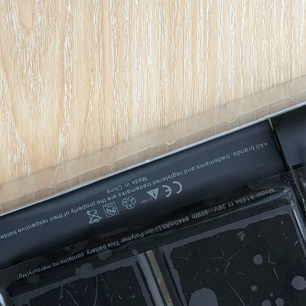 HSW 11 26 в 95 Втч подлинный A1494 Аккумулятор для ноутбука Apple Macbook Pro 15 дюймов A1398 Быстрая