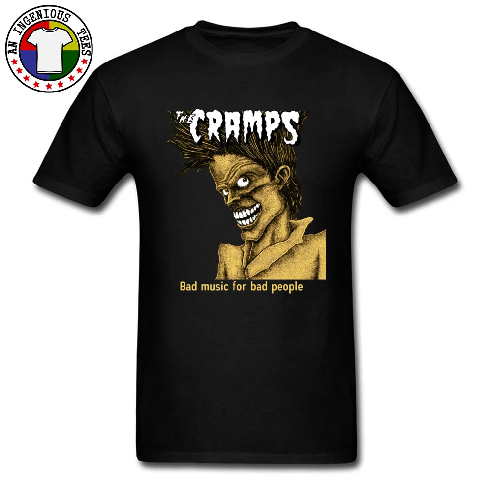 Cramps Crazy Top-Camiseta de música Rock para adulto, ropa informal de manga corta, camisetas de música mala para personas malas