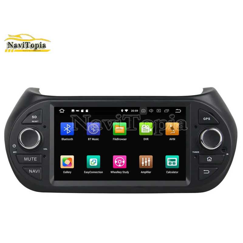 NAVITOPIA 4G+64G Octa Core Android 9.0 Car Radio For Fiat Fiorino for Citroen Nemo Peugeot Bipper 2008-2015 DVD+GPS | Автомобили и