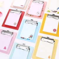 creative students stationery sticker note with writing pad clip cartoon cute fruit memo pads student message agenda planner note