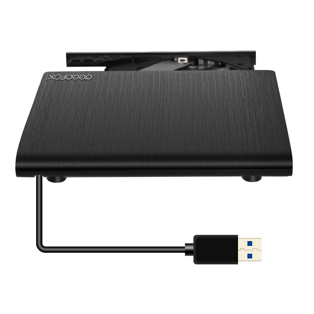 Внешний USB привод Deepfox 3 0/USB 2 0 DVD RW/CD RW записывающее устройство оптический CD ROM для