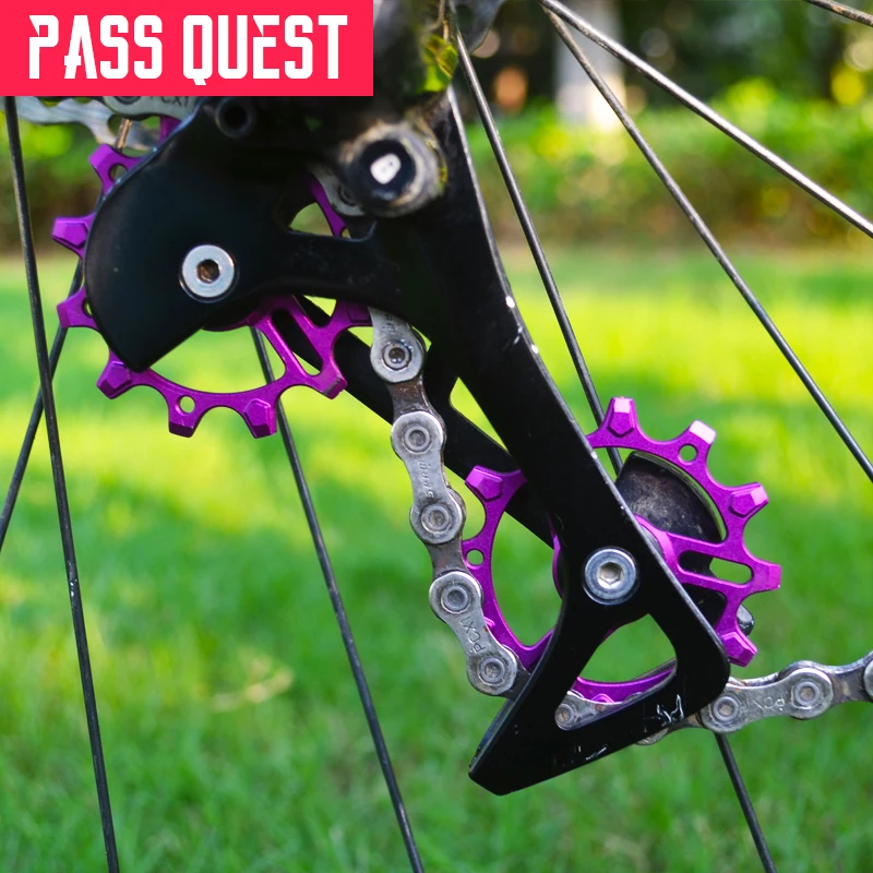 Направляющее колесо для велосипеда Pass Quest задний переключатель передач 12T