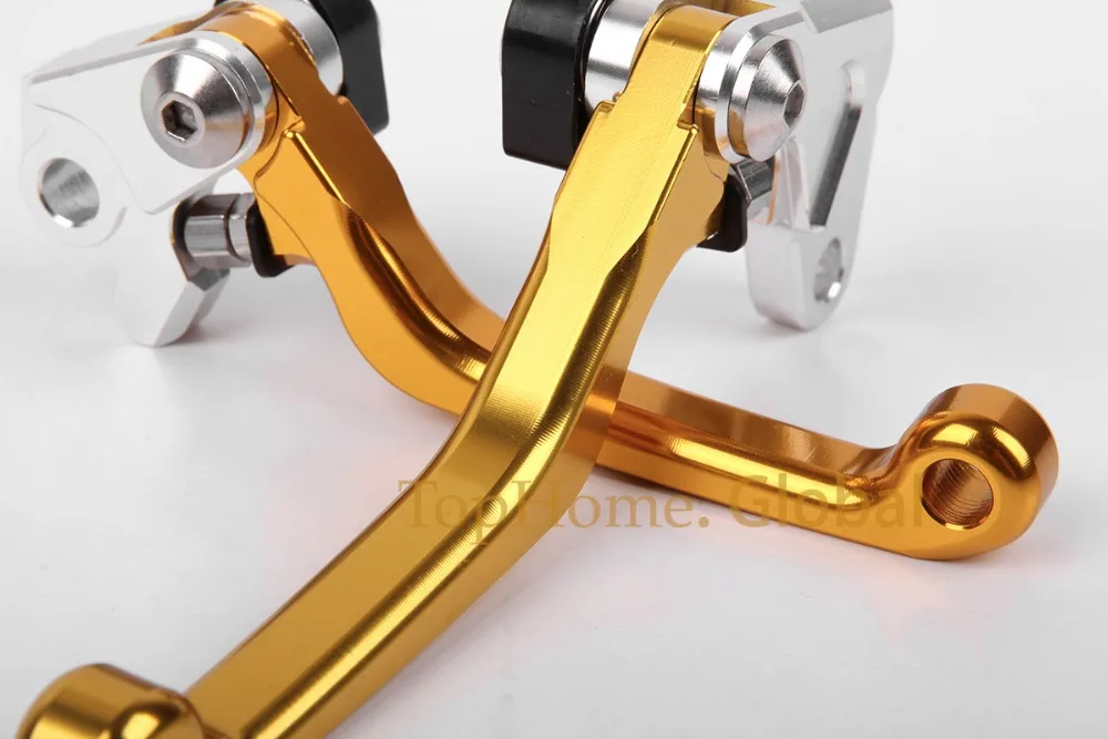 Новая пара золотистых высококачественных рычагов поворотного тормоза CNC для SUZUKI