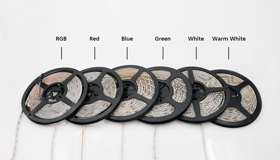 4 шт. YNL RGB SMD 2835 12 В светодиодный светильник Холодный теплый белый синий зеленый красный 5 м 300 светодиодный s светодиодный неводонепроницаемый fita светодиодный ленточный