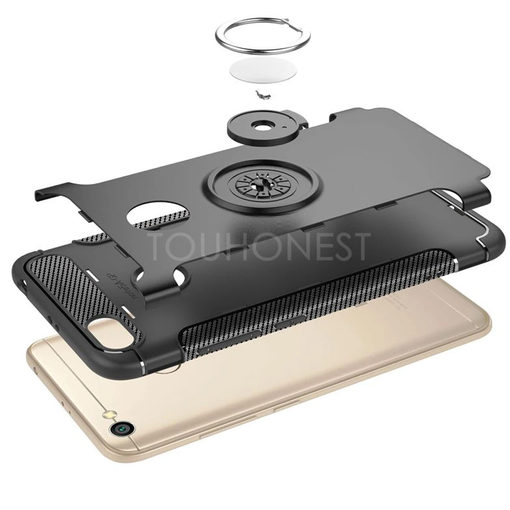 Противоударный чехол для RedMi Note 5 7 S2 6 Plus 5A 8 Pro K20 автомобильный держатель с