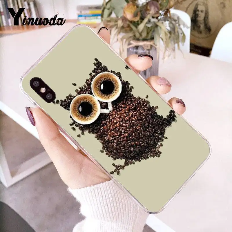 2 Yinuoda для iPhone 7 6 X чехол животное сова Прозрачный чехол для телефона чехол для iPhone 8 7 6 6S Plus X 10 5 5S SE XR XS XSMAX - Цвет: 2