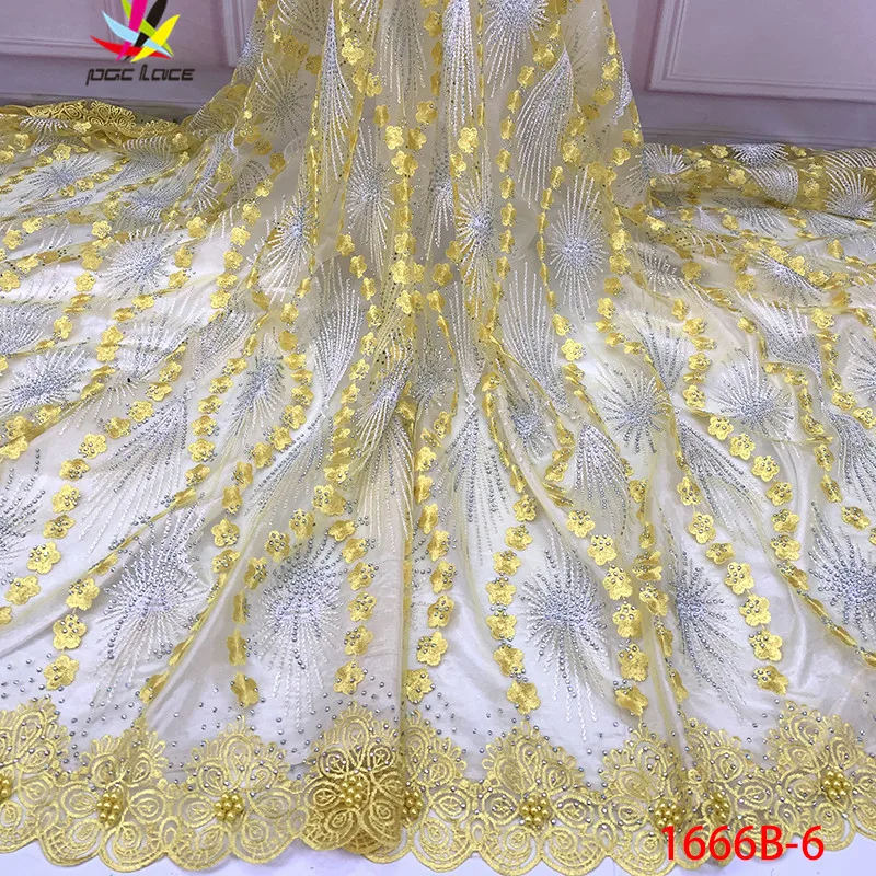 New Arrival 2019 French Lace Fabric With Sequins And Beads Nigerian Fabrics For Wowen Dress XZ1666B-1 | Дом и сад