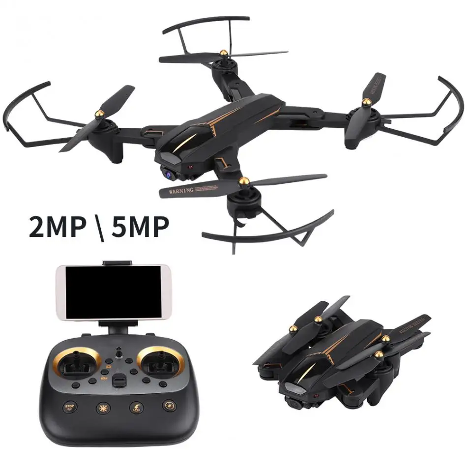 2,4 GHz VISUO XS812 gps 5G Wifi складной Дрон 2MP/5MP HD камера светодиодный светильник 4 канала один возврат Квадрокоптер RC вертолет