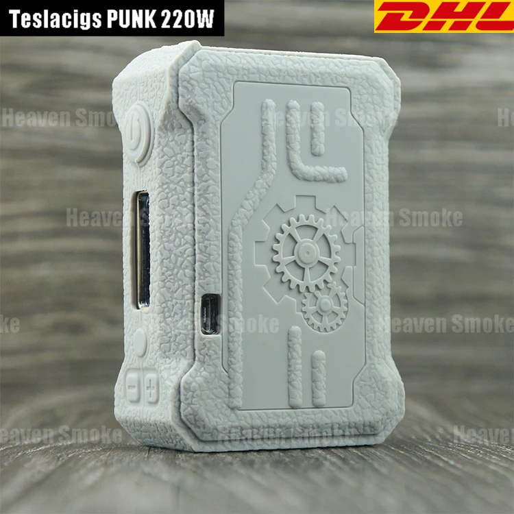 DHL 10 шт. * Teslacigs панк 220 Вт Силиконовый чехол Чехол рукава кожи VS Ijoy Diamond PD270/Smok Mag 225