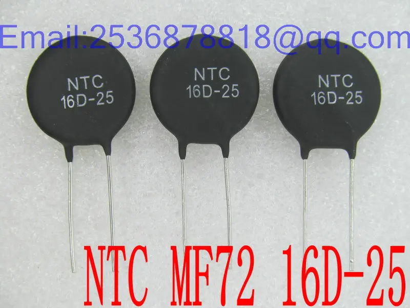 20 шт./лот NTC термистор отрицательной температуры 16 Ом диаметр 25 мм MF72 16D25|thermistor