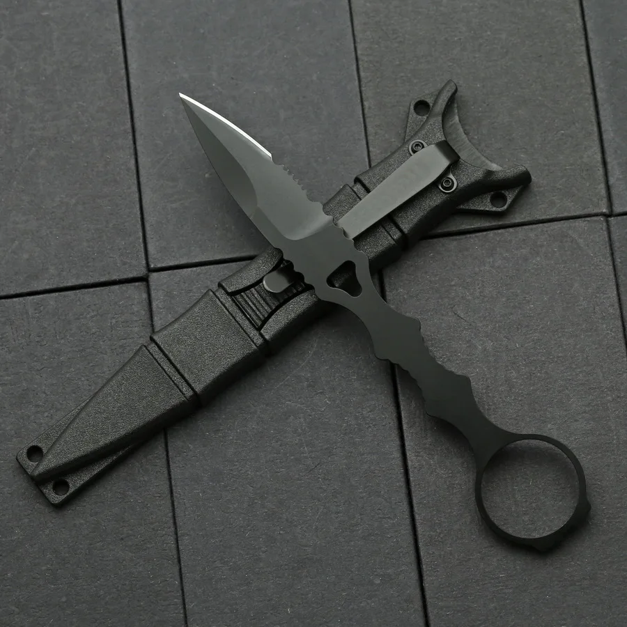 Karambit 176T фиксированный нож D2 стальной ползуб лезвия ABS оболочка для охоты на открытом воздухе выживания тактический карманный прямой нож EDC инструменты