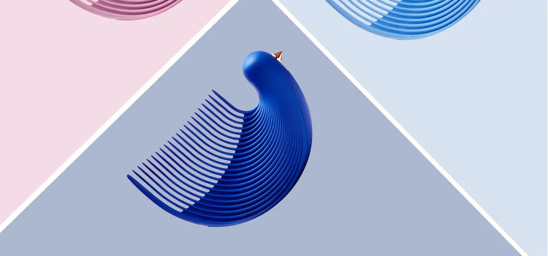 Xiaomi расческа для волос эргономичный дизайн Милая новинка дизайн птицы расческа для волос Антистатическая расческа распутывание для салонного стайлинга для женщин и девочек